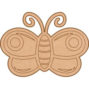 MDF small butterfly fridge magnet